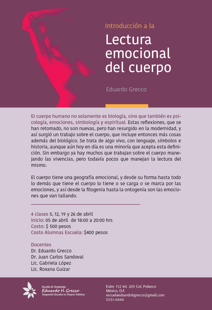 Eduardo Grecco, esencias florales, Flores de Bach, cursos para terapeutas florales, cursoso y seminarios terapias alternativas,