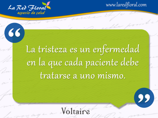 La tristeza es una enfermedad en la que cada paciente . . .