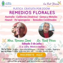 Plática gratuita «REMEDIOS FLORALES»