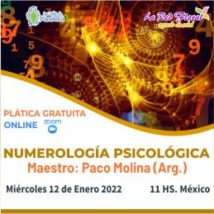 Plática gratuita «Numerología Psicológica» Paco Molina