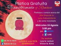 Plática gratuita «Transfórmate y Renace»