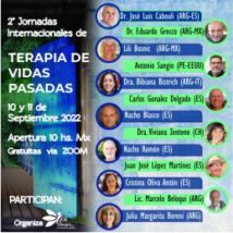 2º Jornadas Internacionales de TERAPIA DE VIDAS PASADAS