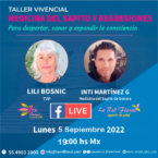 Plática por FACEBOOK LIVE / «Medicina del Sapito y Regresiones»