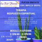 Plática gratuita «Terapia Respuesta ESPIRITUAL»